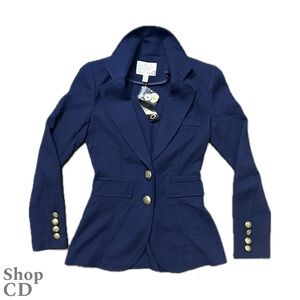 NWT Dynamite Navy Blue Blazer w/ Beautiful Gold Hardware